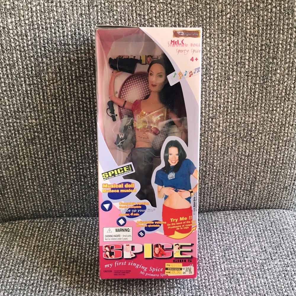 Vintage Spice Girls Mel C Sporty Spice Singing Music Doll, NIB